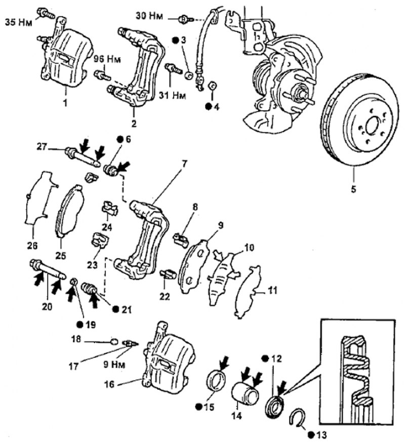Устройство тойоты. Тойота Карина тормозная система. Схема тормозной системы Тойота Карина. Тормозная система Toyota Carina e. Тормозная система Тойота Карина е 1996 года.