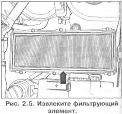 12. Извлеките фильтрующий элемент (рис. 2.5).
