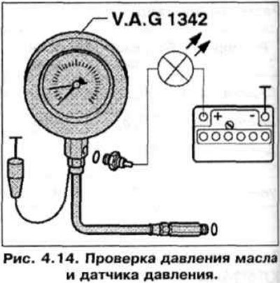 1. Выкрутите датчик давления и вкрутите его в…