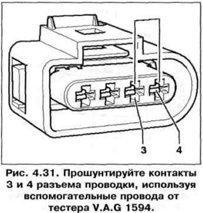 8. Прошунтируйте контакты 3 и 4 разъема проводки,…