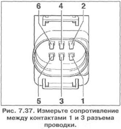 проверьте выключатель холостого хода на датчике…