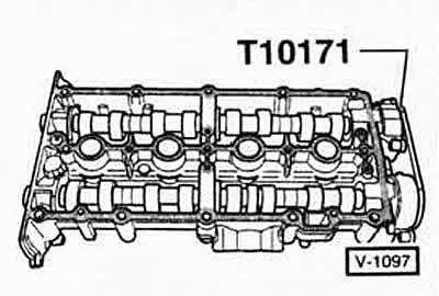 Перед установкой нанести герметик VW-Dl 88003А1…