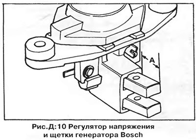 Установите регулятор напряжения в сборе со…
