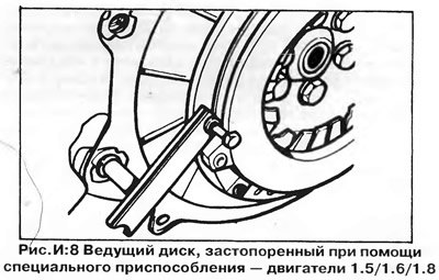 Второе приспособление — стопор для предотвращения…