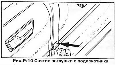 5. Выверните два винта из подлокотника. На…