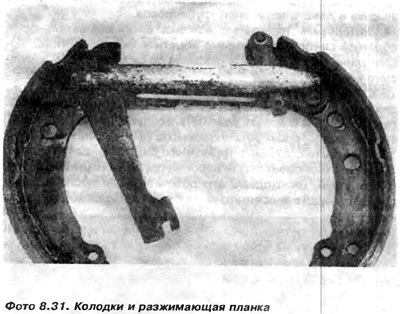 11. Закрепить разжимающую планку в тисках и…