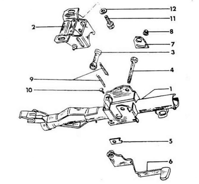 Гольф 2 рулевая колонка схема