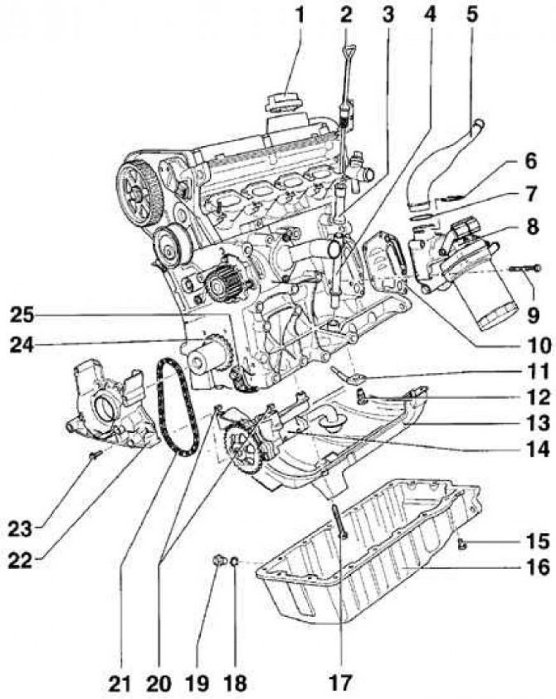 Схема мотора фольксваген. Схема двигателя гольф 4 1.4. Схема двигателя Фольксваген гольф 4 1.4. Схема двигателя AKL 1.6.