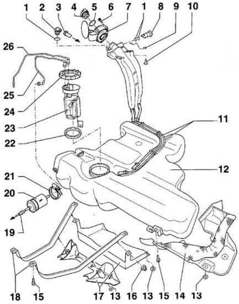 Бак фольксваген каравелла. Топливная система Volkswagen Golf 1.2. Топливная система гольф 4 1.4 бензин. Топливный бак Фольксваген т4 дизель. Топливный клапан Фольксваген гольф 4.