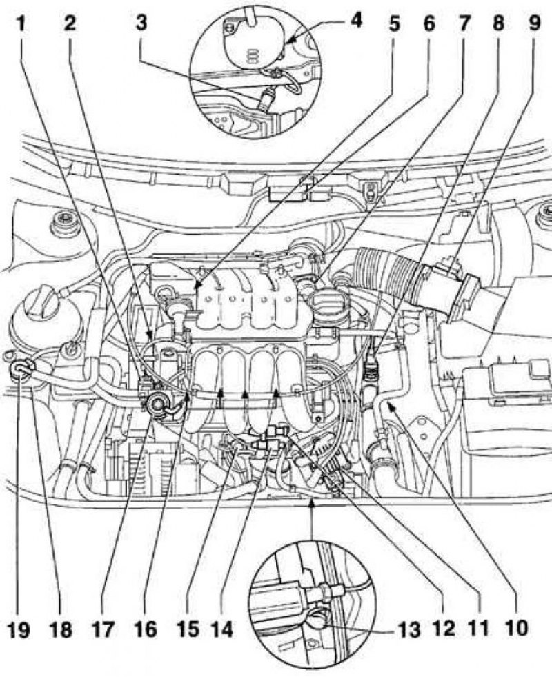 Схема мотора фольксваген. Схема моторного отсека гольф 4 1.6 2000. Датчики схема двигателя Volkswagen Passat 1.4. Топливная система Фольксваген гольф 6 двигатель 1.6 BSE. Схема двигателя гольф 4 1.4.