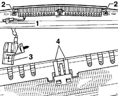 3. Отсоедините электрический разъем (1) и…