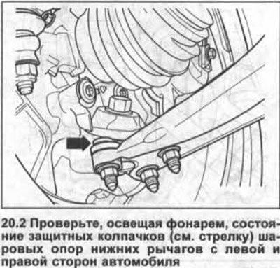 2. Проверьте, освещая фонарем, состояние защитных…