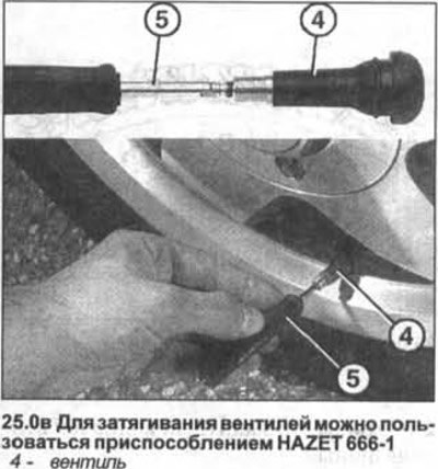 Внимание! Для затягивания вентилей можно…