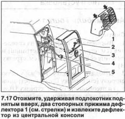 17. Отожмите, удерживая подлокотник поднятым…