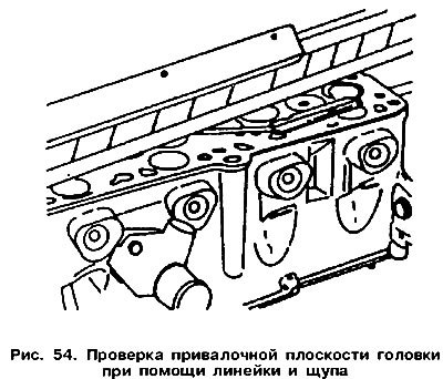 Тщательно очистите привалочные плоскости головки…