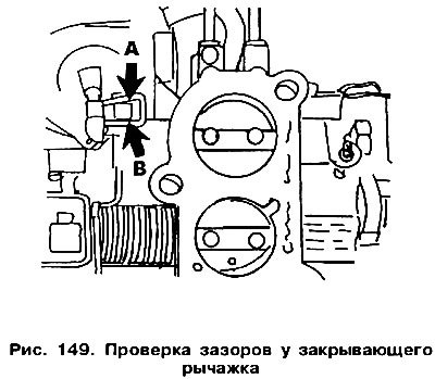 Зазор «А» (рис. 149) должен быть равен 0,25-0,55…