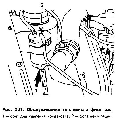 Топливный фильтр необходимо заменять через 30000…