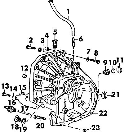 Рис. 302. Часть картера коробки передач со…