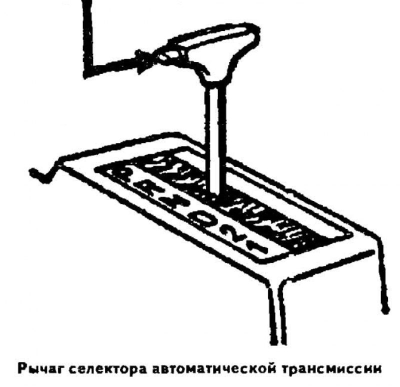 Ошибочная установка рычага в положения «Р», «R» и «1» невозможна, так как для этого необходимо…
