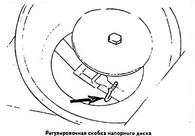 Ослабить контргайку упорного винта приоткрытия…