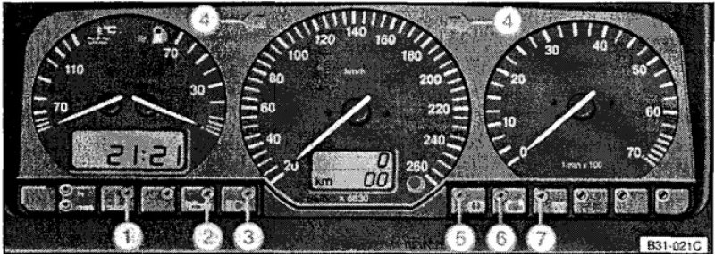 Панель приборов фольксваген лт 35 обозначения