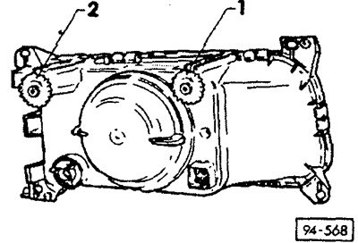 Устройство корректора наклона фар Фольксваген Гольф 3 - Страница 2