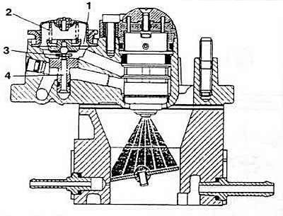 Рис. 2-54. Регулятор давления топлива: 1 -…