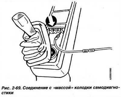 Сдвинуть вверх защитный чехол рычага переключения…