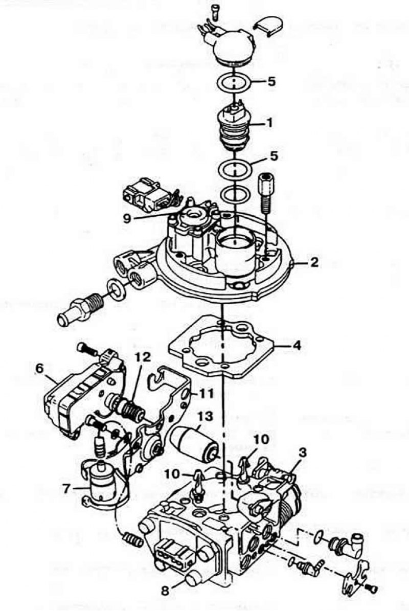 Схема карбюратора пассат б3