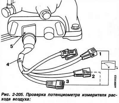Выключить зажигание. Присоединить проверочный…