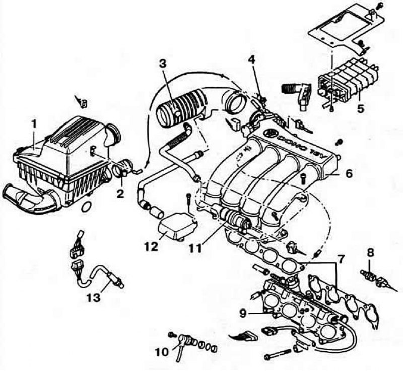 Схема мотора фольксваген. Система впрыска топлива на Volkswagen Passat b3. Впускной коллектор Volkswagen Passat b3 схема. Схема двигателя Пассат б3 2е. Топливная система впрыска VW Passat b5.