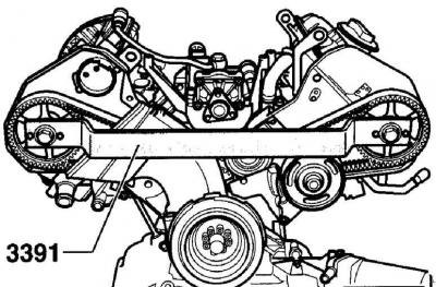 13. Установите специальный фиксатор VW-3391,…