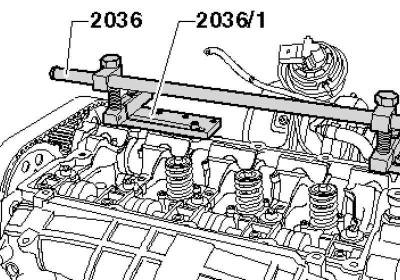 Рис. 2.365. Установка монтажного приспособления