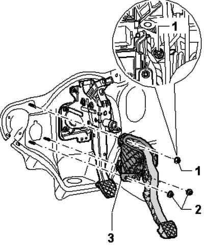 Рис. 3.9. Снятие опрного кронштейна