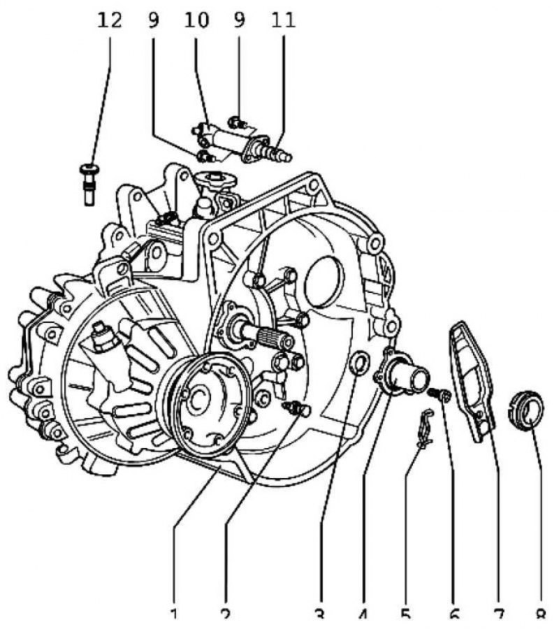 Гольф 4 схема сцепления