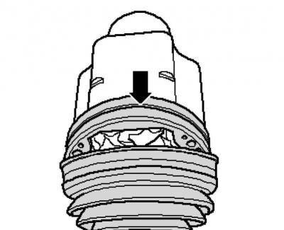 Рис. 3.118. Установка пыльника