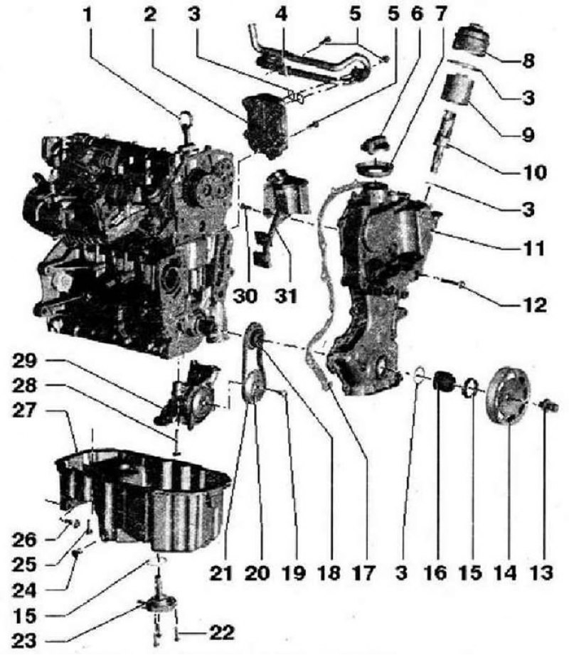 Схема крепления двигателя Фольксваген поло
