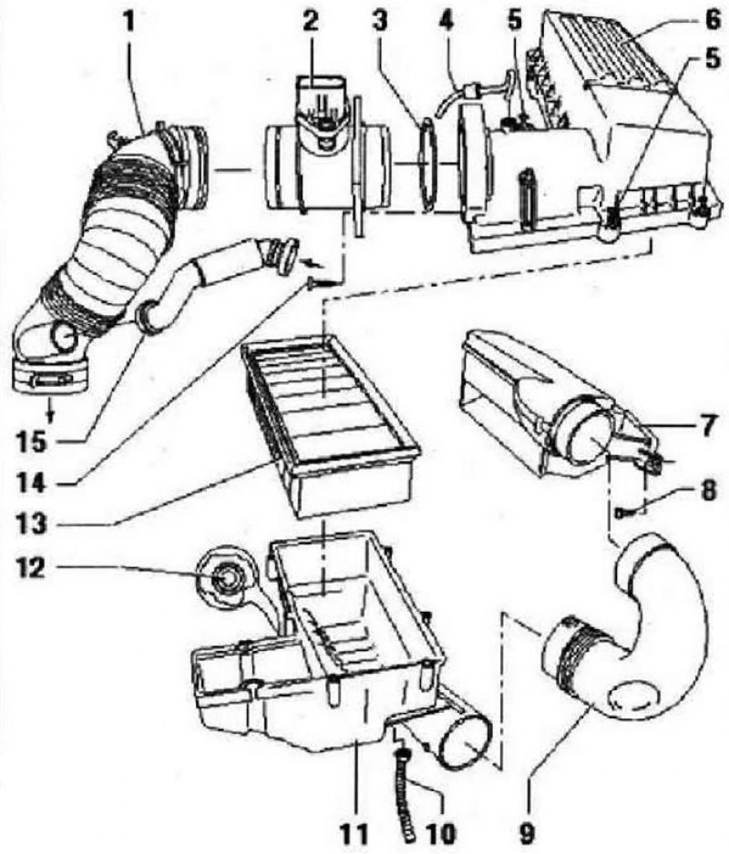 Схема корпуса воздушного фильтра. Корпус воздушного фильтра Тигуан 2.0 дизель. Фольксваген Пассат б3 система воздушного фильтра. Гольф 4 1.4 воздуховод воздушного фильтра. VW Tiguan короб воздушного фильтра.