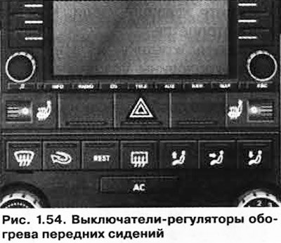 Подушки и спинки передних сидений имеют…