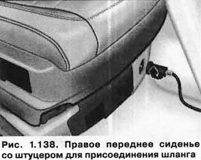 Наверните один конец шланга на вентиль шины, а…