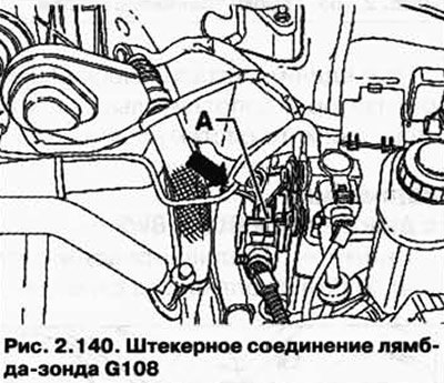 Отсоедините вакуумопровод (см. рис. 2.140)…