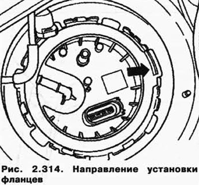 Установите фланцы датчиков с фиксирующей…