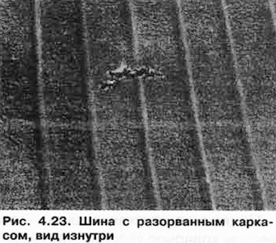 Из-за сильного удара каркас защемился у бортовой…