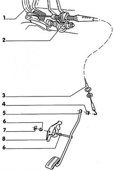 1. Патрубок дроссельной заслонки; 2. Стопор; 3.…