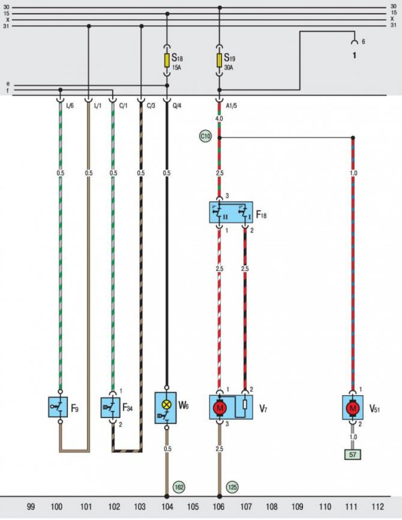Фольксваген т4 схема электрооборудования