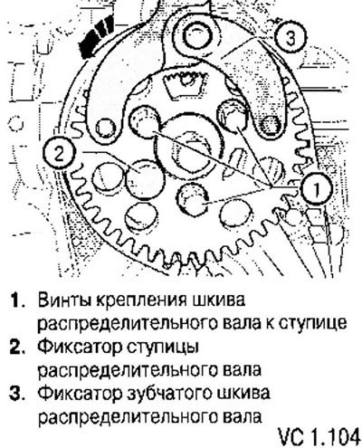 11. Удалить стопорный штифт ступицы…