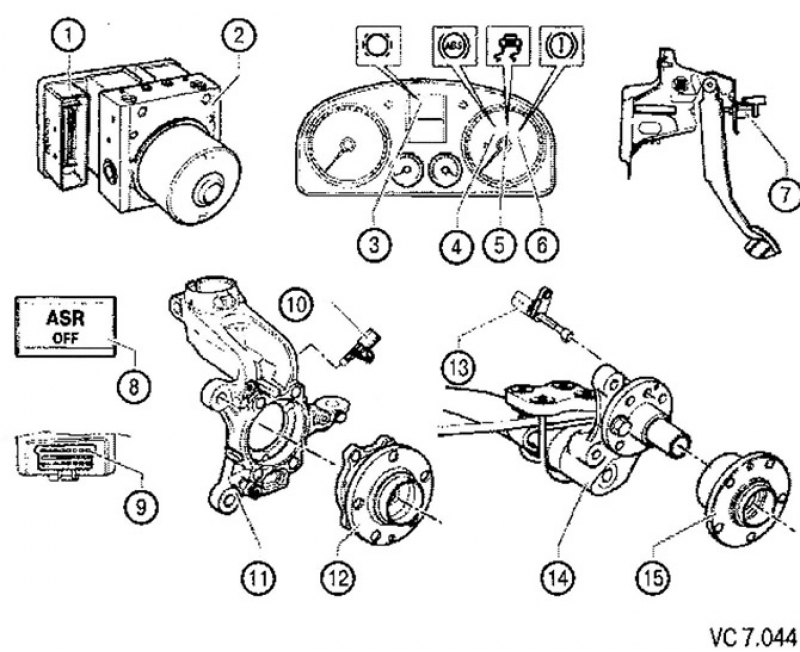 Фольксваген asr. Тормозная система Фольксваген Кадди. Схема asr ABS. Блок управления АБС на Кадди. АБС на заднем колесе Фольксваген Кадди.