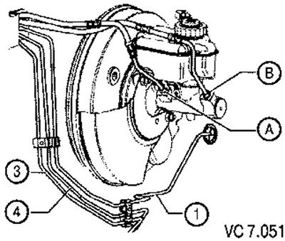 A. Соединяет контур цилиндра толкателя главного…