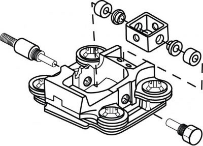 Рис. 5.57. Снятие подшипника центрального кожуха