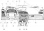 Лицевая панель и органы управления автомобилем (показана модель Volvo V70,…